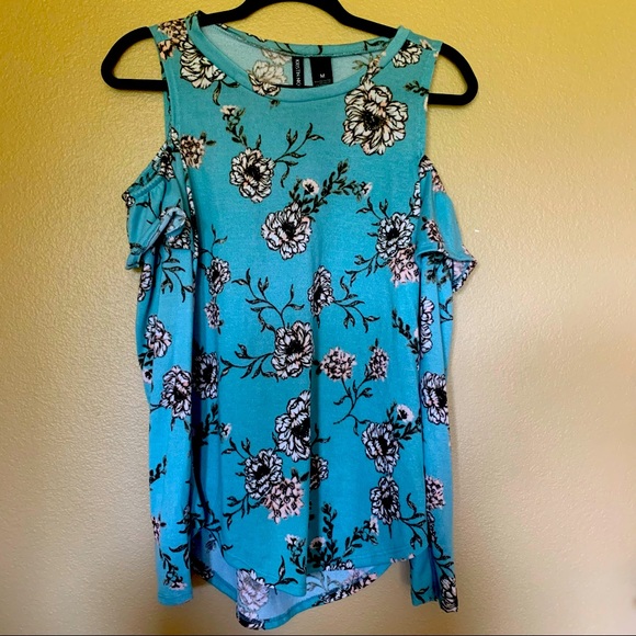Women’s Cold shoulder long sleeve blouse - Picture 1 of 4
